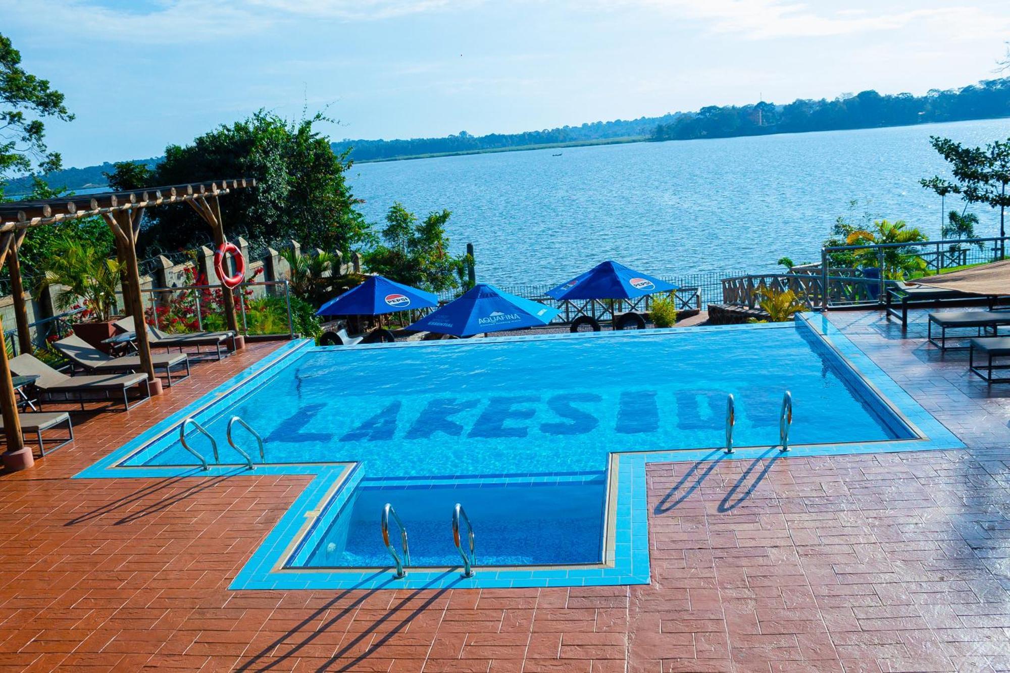The Lakeside Entebbe Bagian luar foto